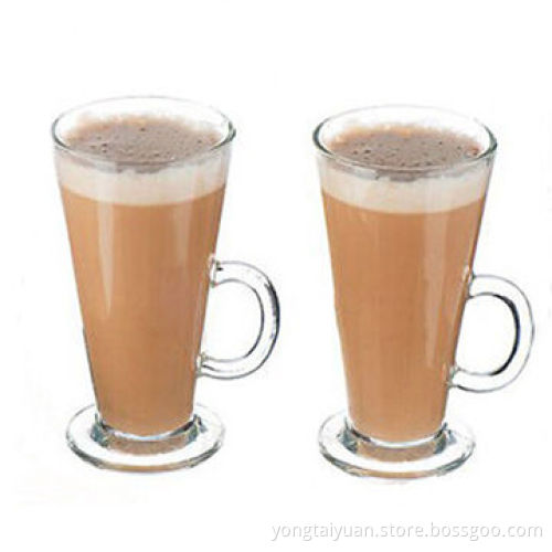 2-piece Tall Glass Tea/Coffee Cup SetNew